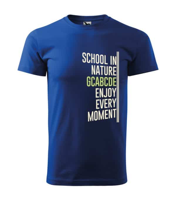 Pánske tričko School in nature - Enjoy