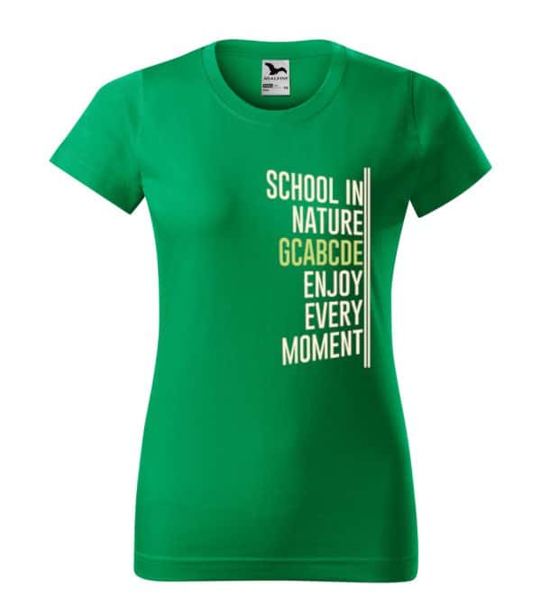 Dámske tričko School in nature - Enjoy